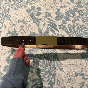Michael Kors gold belt